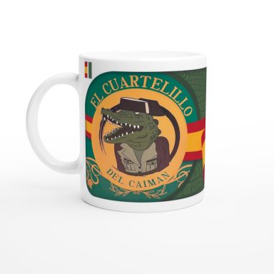 Mug El Cuartelillo del Caiman Taza de cerámica personalizada para hostelería